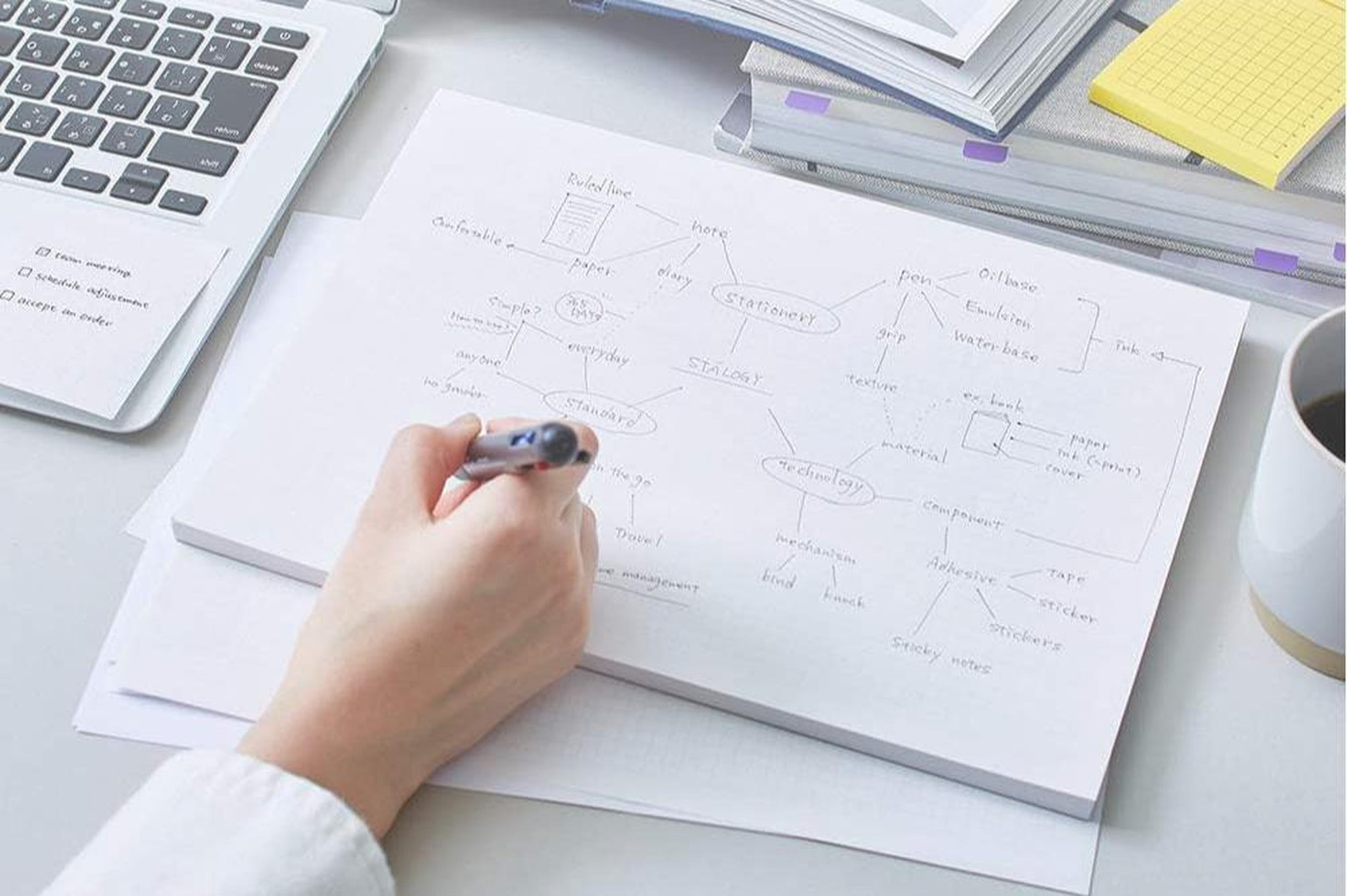 Stalogy A4 Report pad Yatay Bloknot - Kareli - 100 Yaprak
