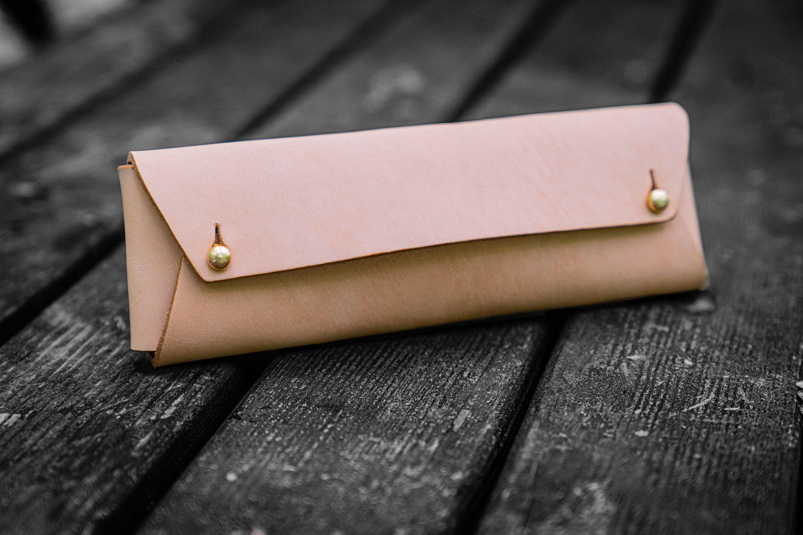 Student Deri Kalemlik - Undyed Leather