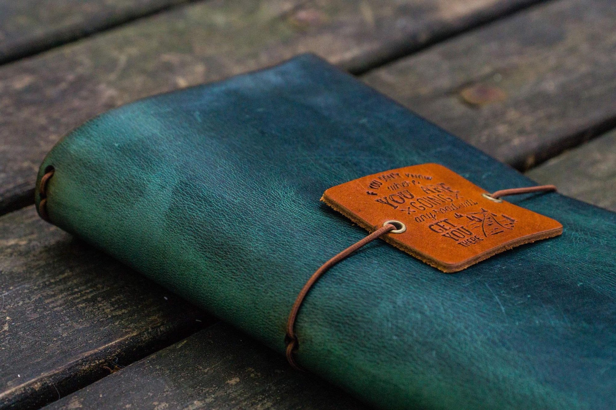 Traveler&#39;s Notebook Deri Kılıf-Crazy Horse Forest Green