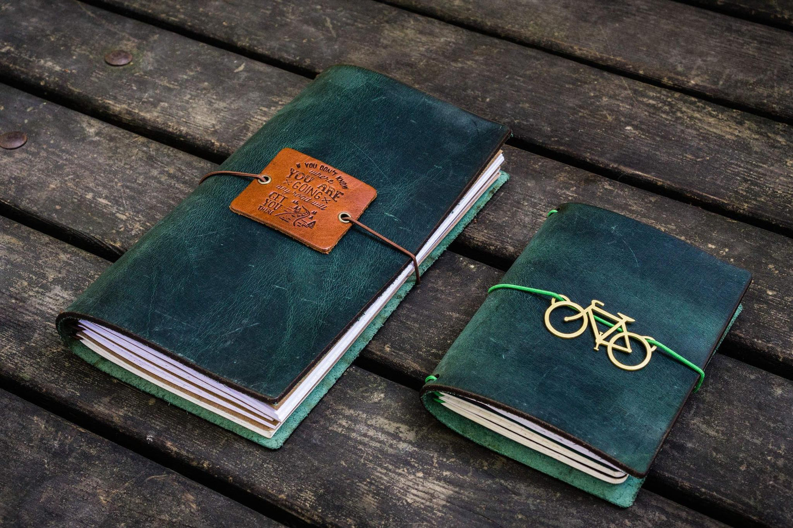 Traveler's Notebook Deri Kılıf-Crazy Horse Forest Green