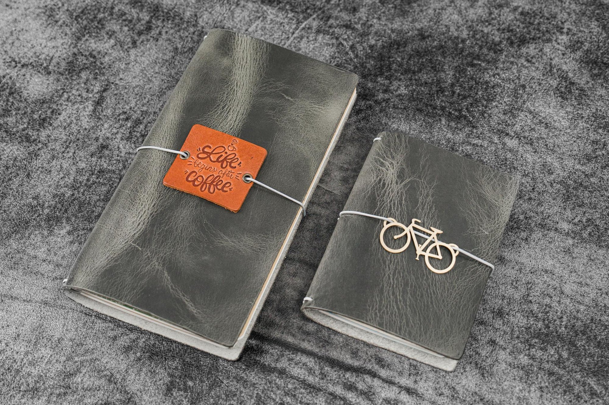 Traveler&#39;s Notebook Deri Kılıf-Crazy Horse Smoky