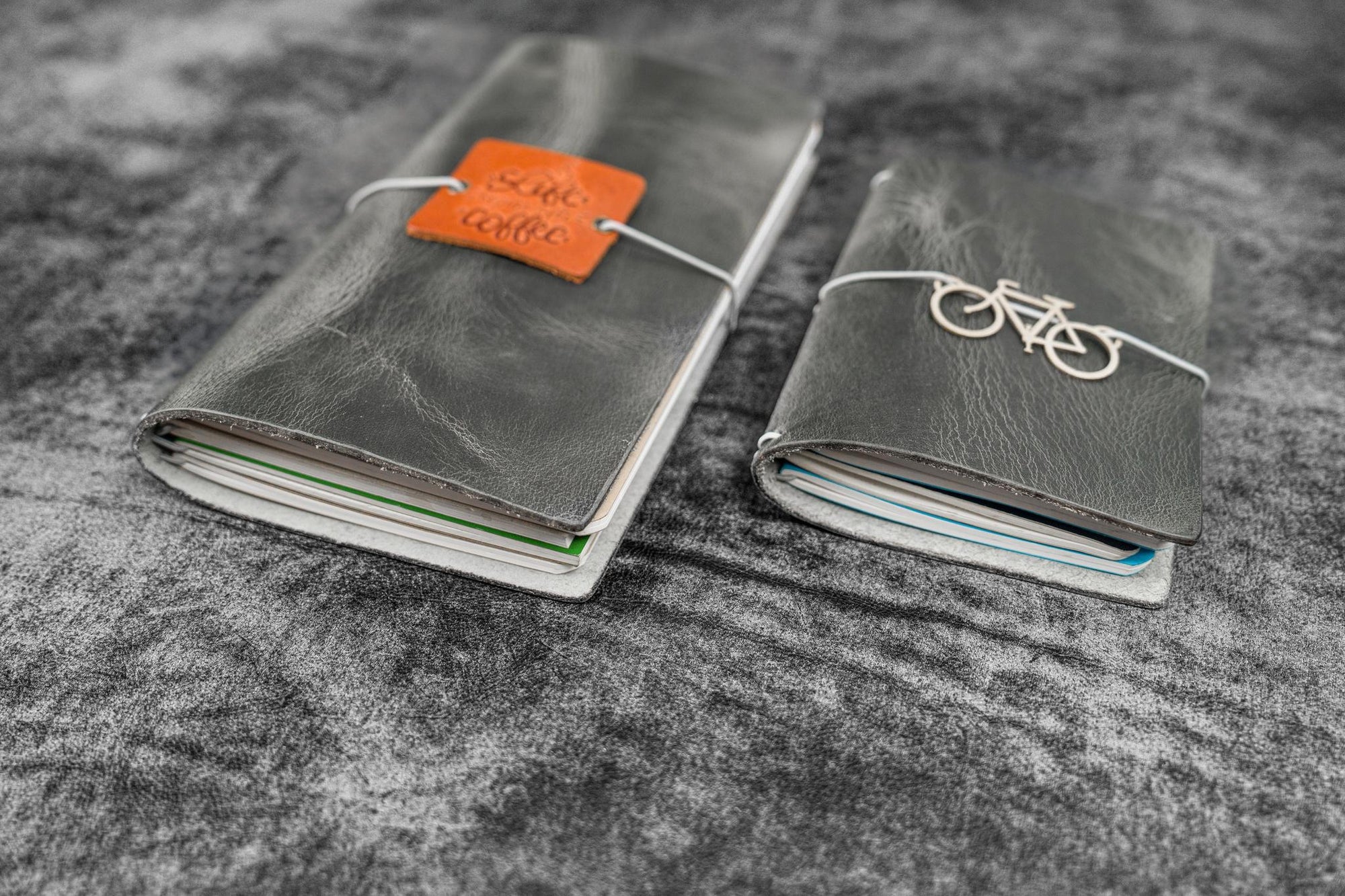 Traveler&#39;s Notebook Deri Kılıf-Crazy Horse Smoky