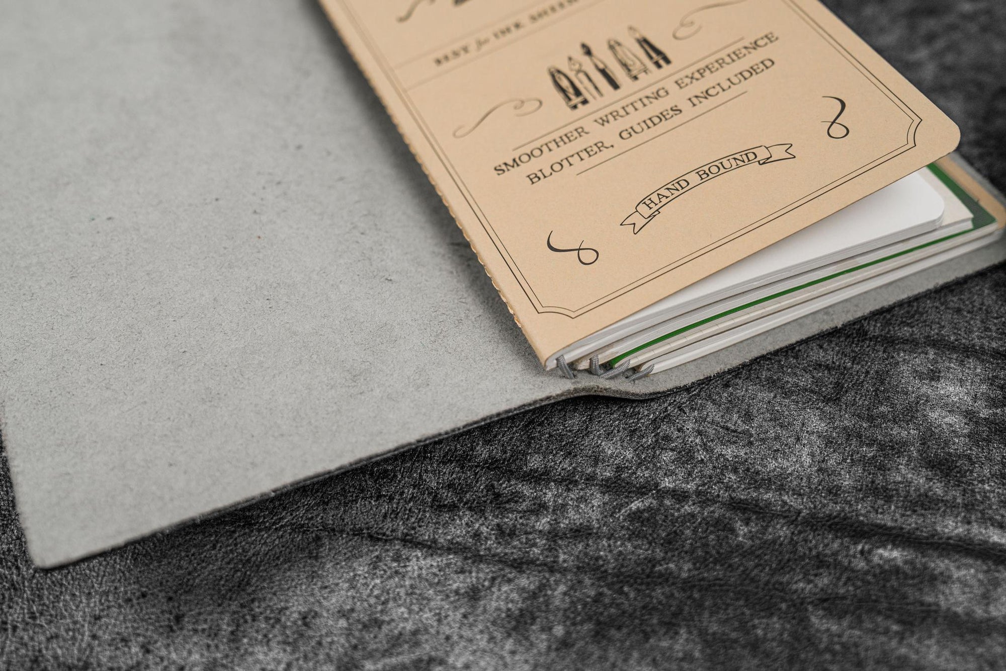 Traveler&#39;s Notebook Deri Kılıf-Crazy Horse Smoky