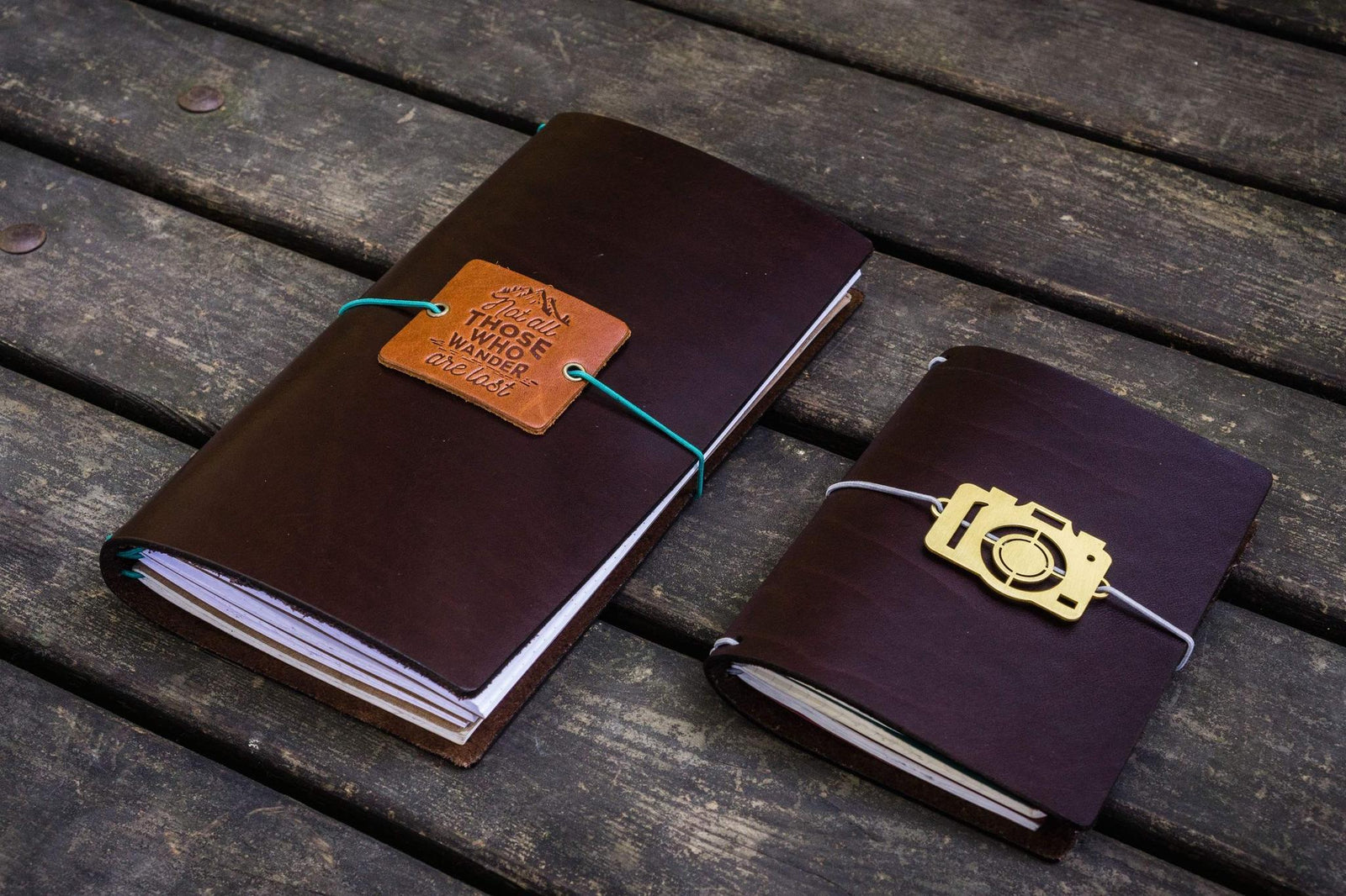 Traveler's Notebook Deri Kılıf- Koyu Kahverengi