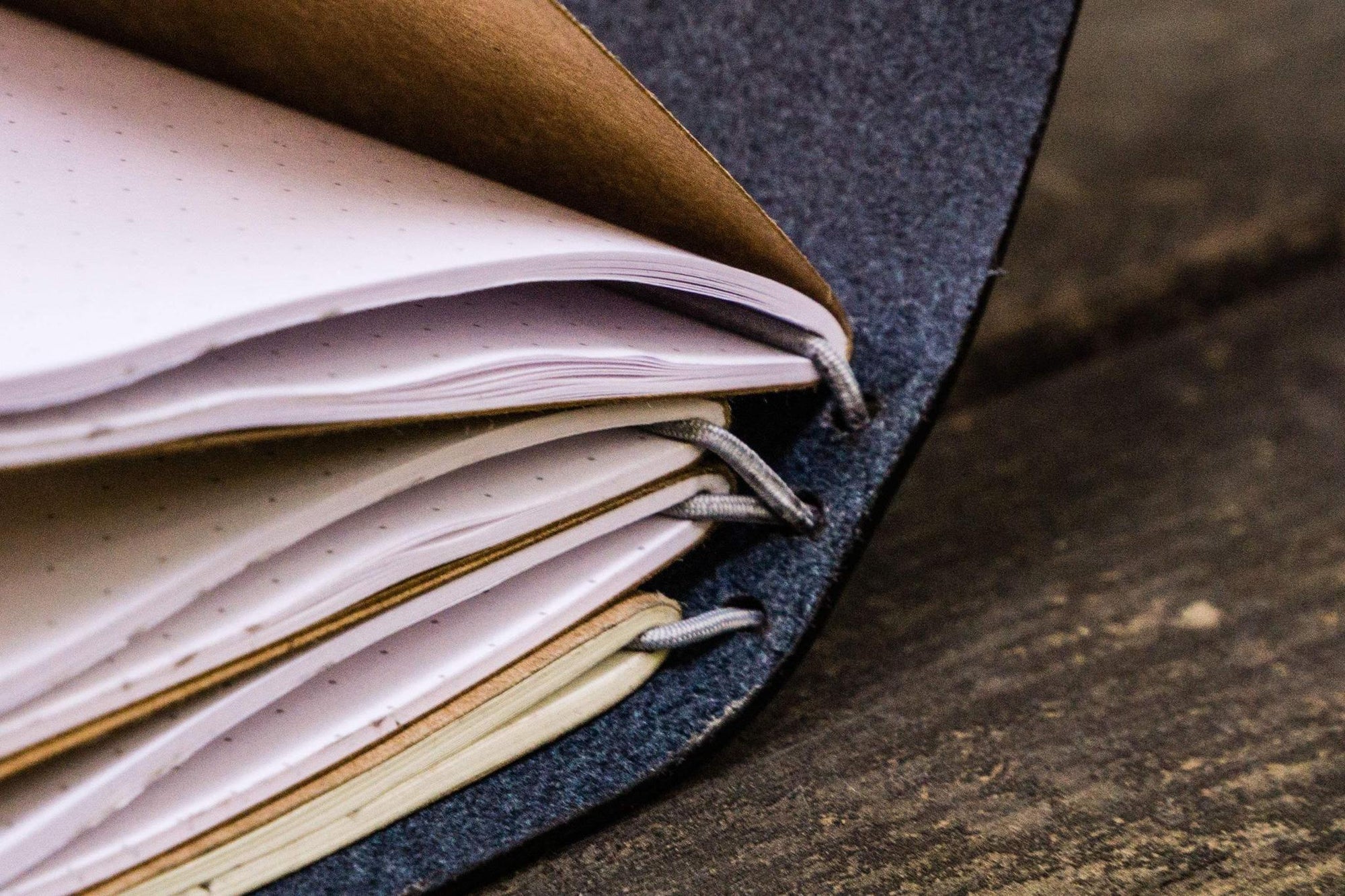 Traveler&#39;s Notebook Deri Kılıf - Lacivert