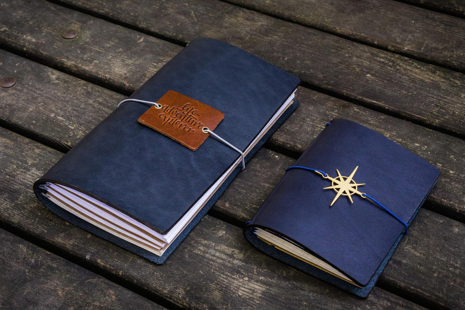Traveler's Notebook Deri Kılıf - Lacivert