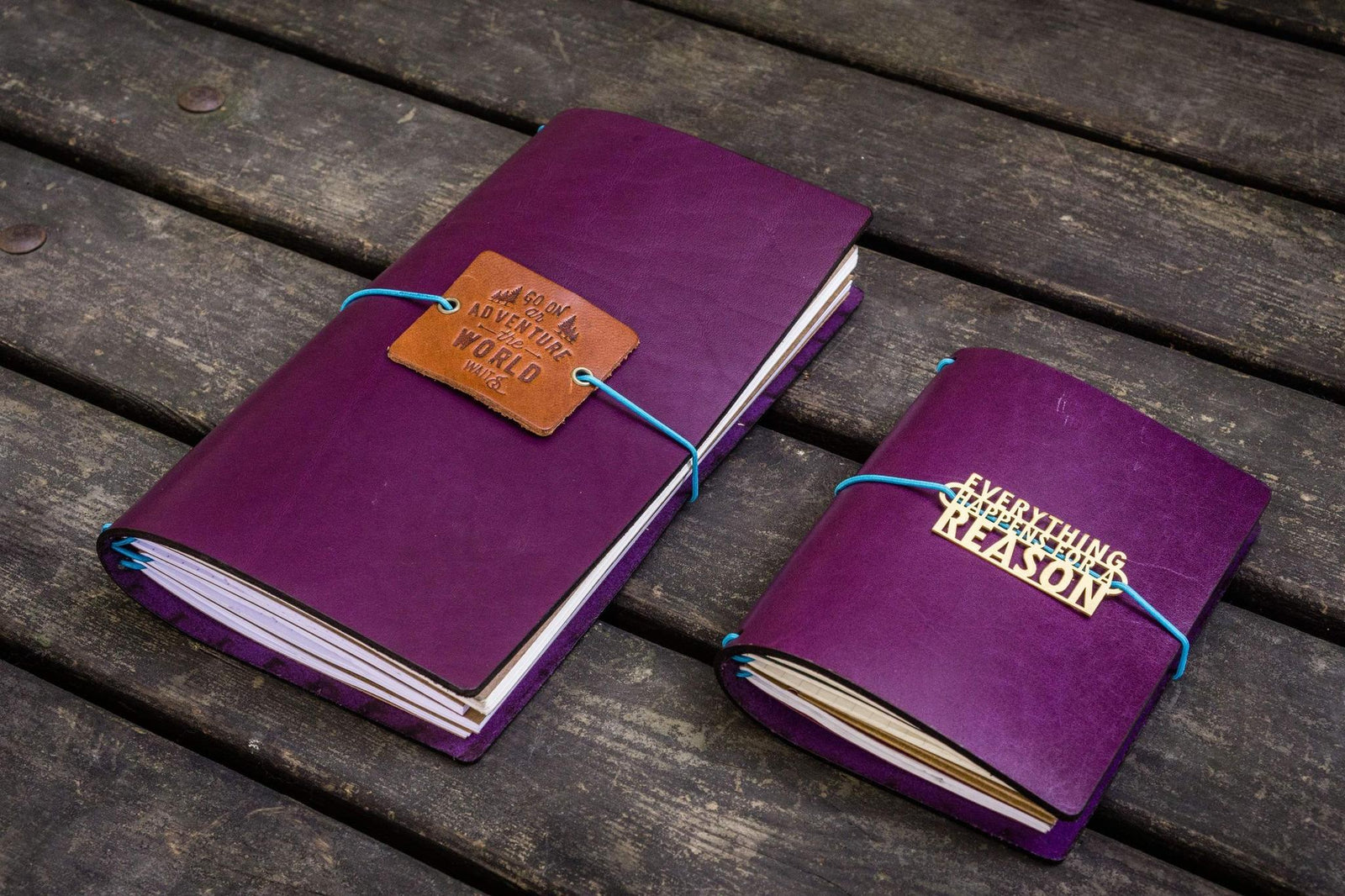 Traveler's Notebook Deri Kılıf-Mor
