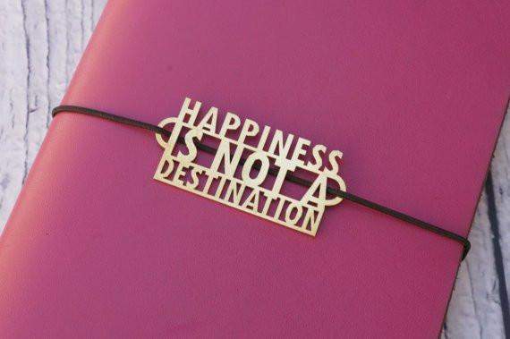 Traveler's Notebook Kılıfı için Ham Pirinç Sembol