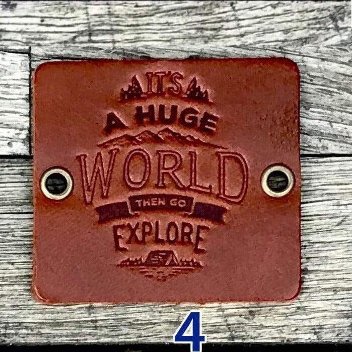 Traveler&#39;s Notebook için Deri Etiket