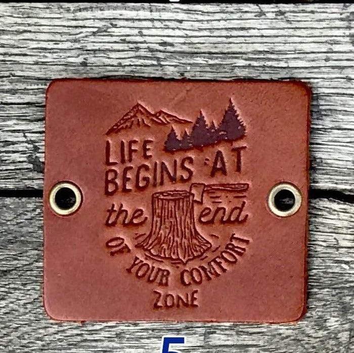 Traveler&#39;s Notebook için Deri Etiket