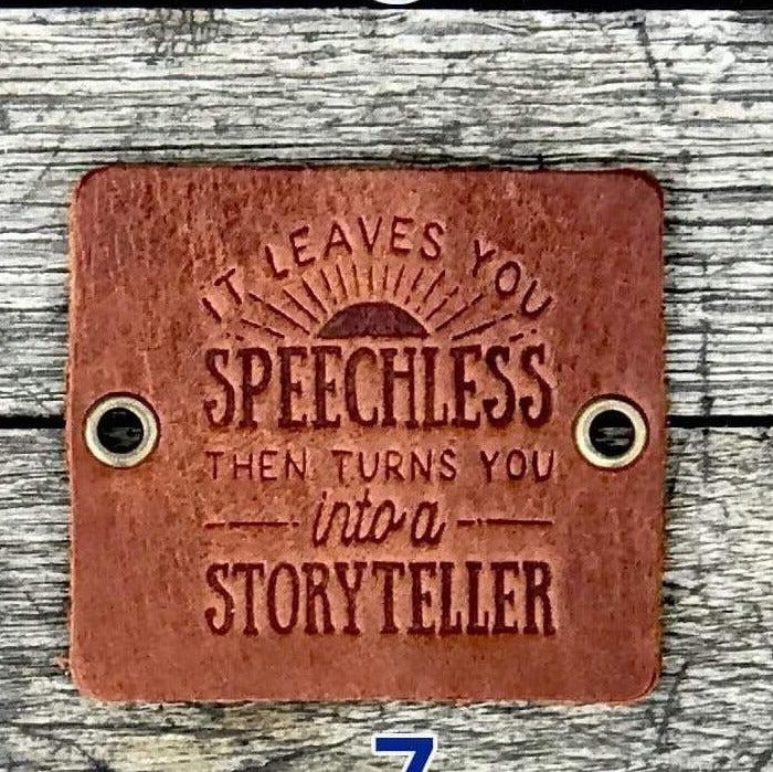 Traveler&#39;s Notebook için Deri Etiket