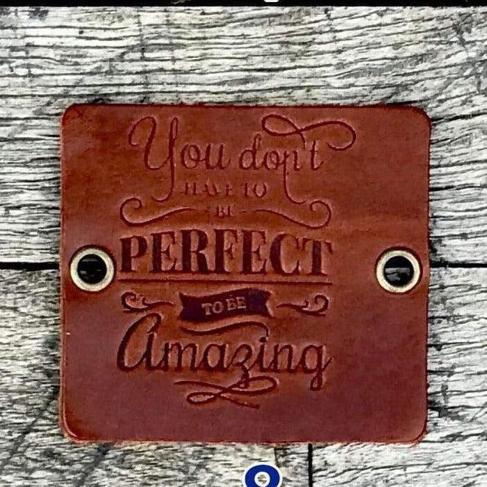 Traveler&#39;s Notebook için Deri Etiket