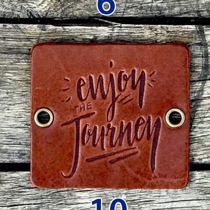 Traveler&#39;s Notebook için Deri Etiket