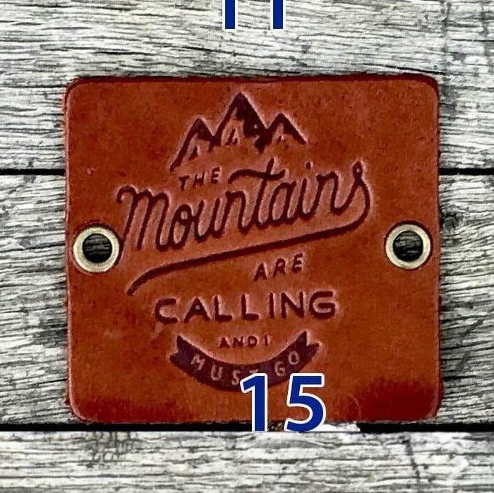 Traveler&#39;s Notebook için Deri Etiket