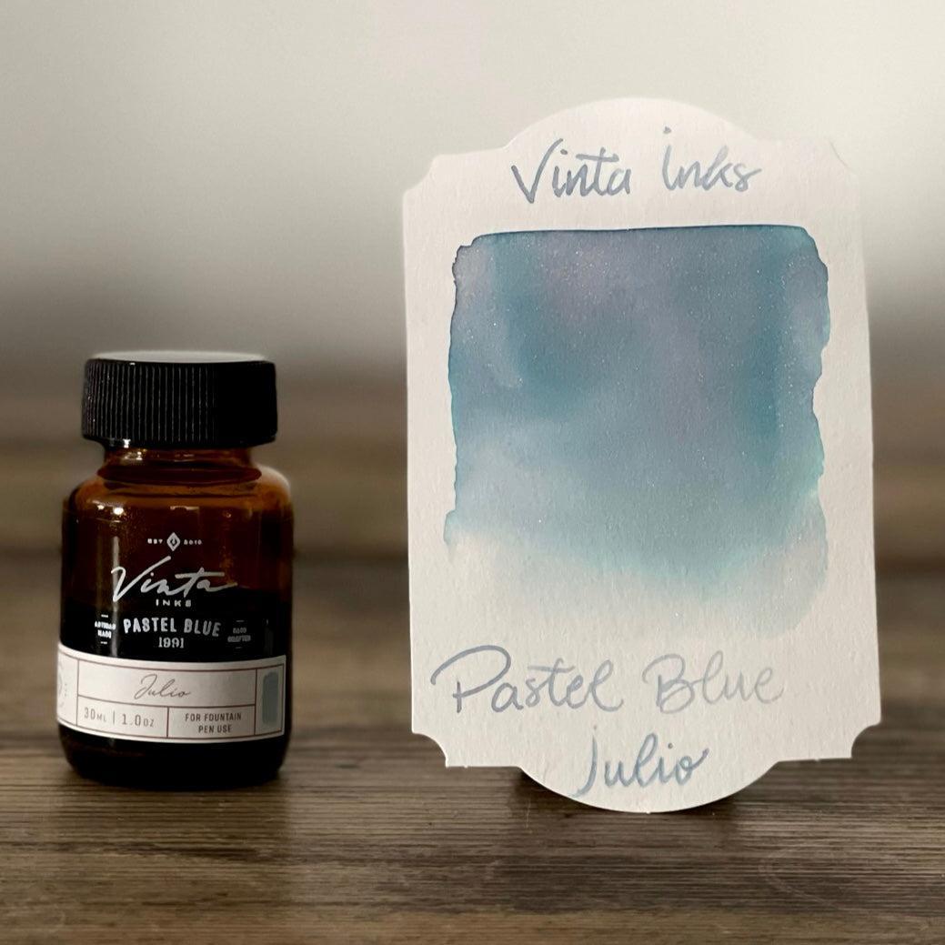 Vinta Pastel Blue Shimmer Julio 1991 Simli Mürekkep 30 Ml