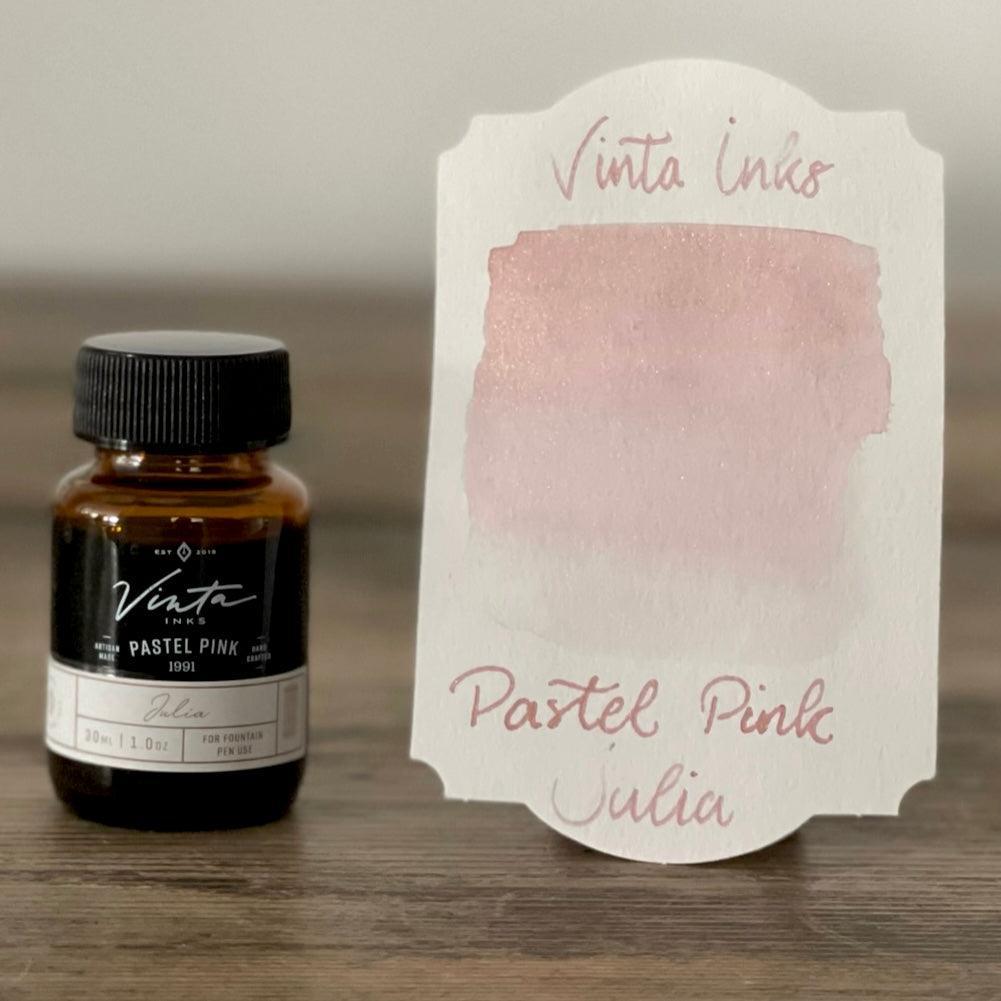 Vinta Pastel Pink Shimmer Julia 1991 Simli Mürekkep 30 Ml