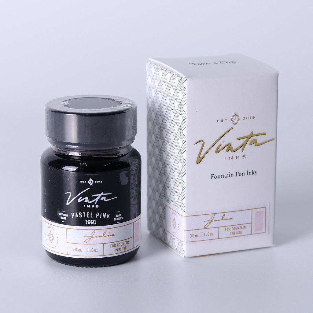 Vinta Pastel Pink Shimmer Julia 1991 Simli Mürekkep 30 Ml