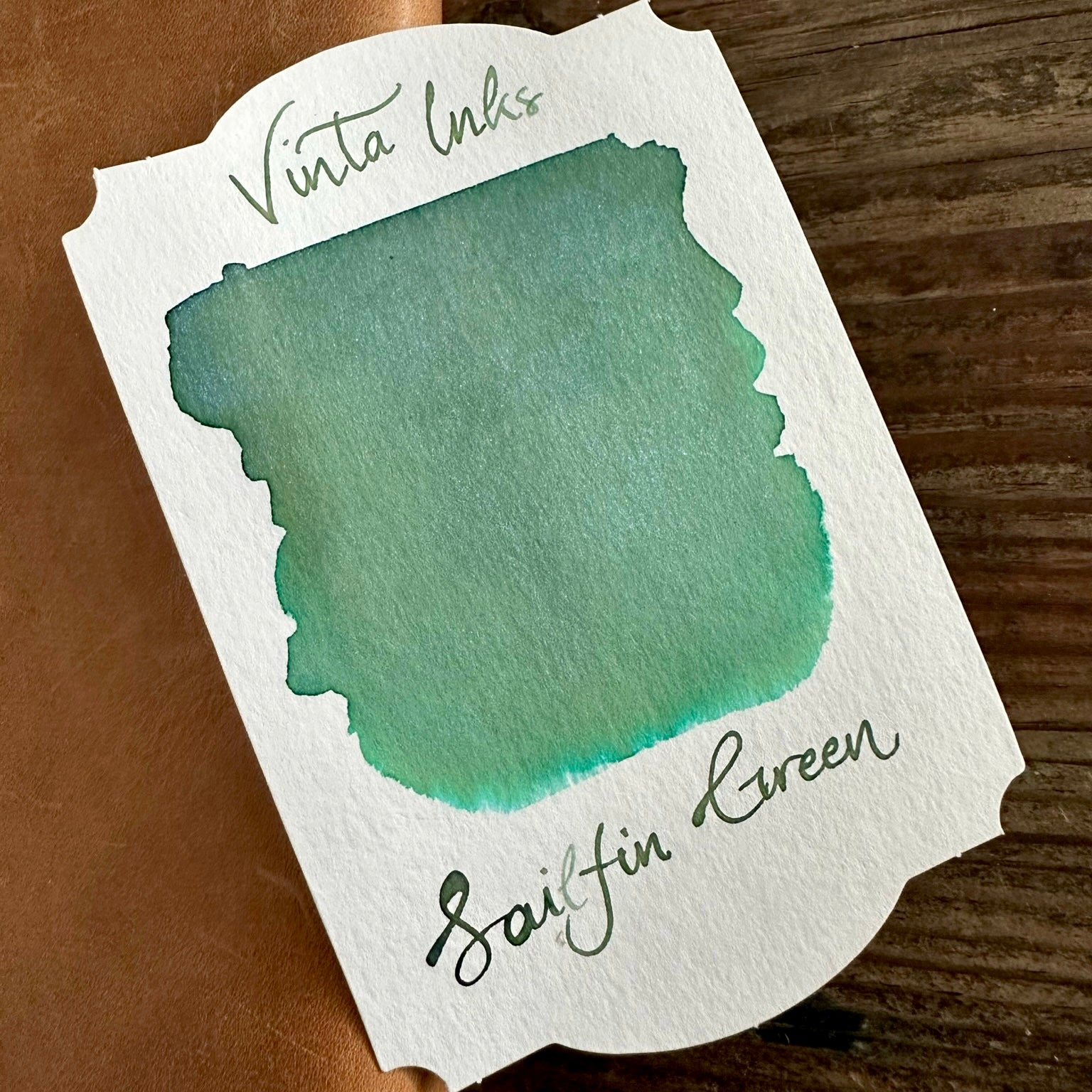 Vinta Sailfin Green Ink
