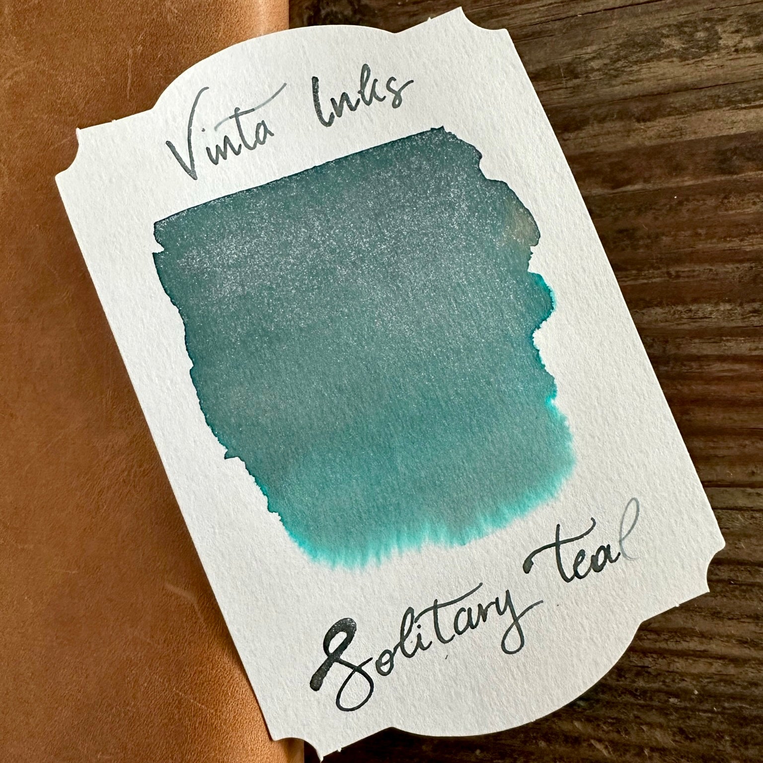 Vinta Solitary Teal Ink