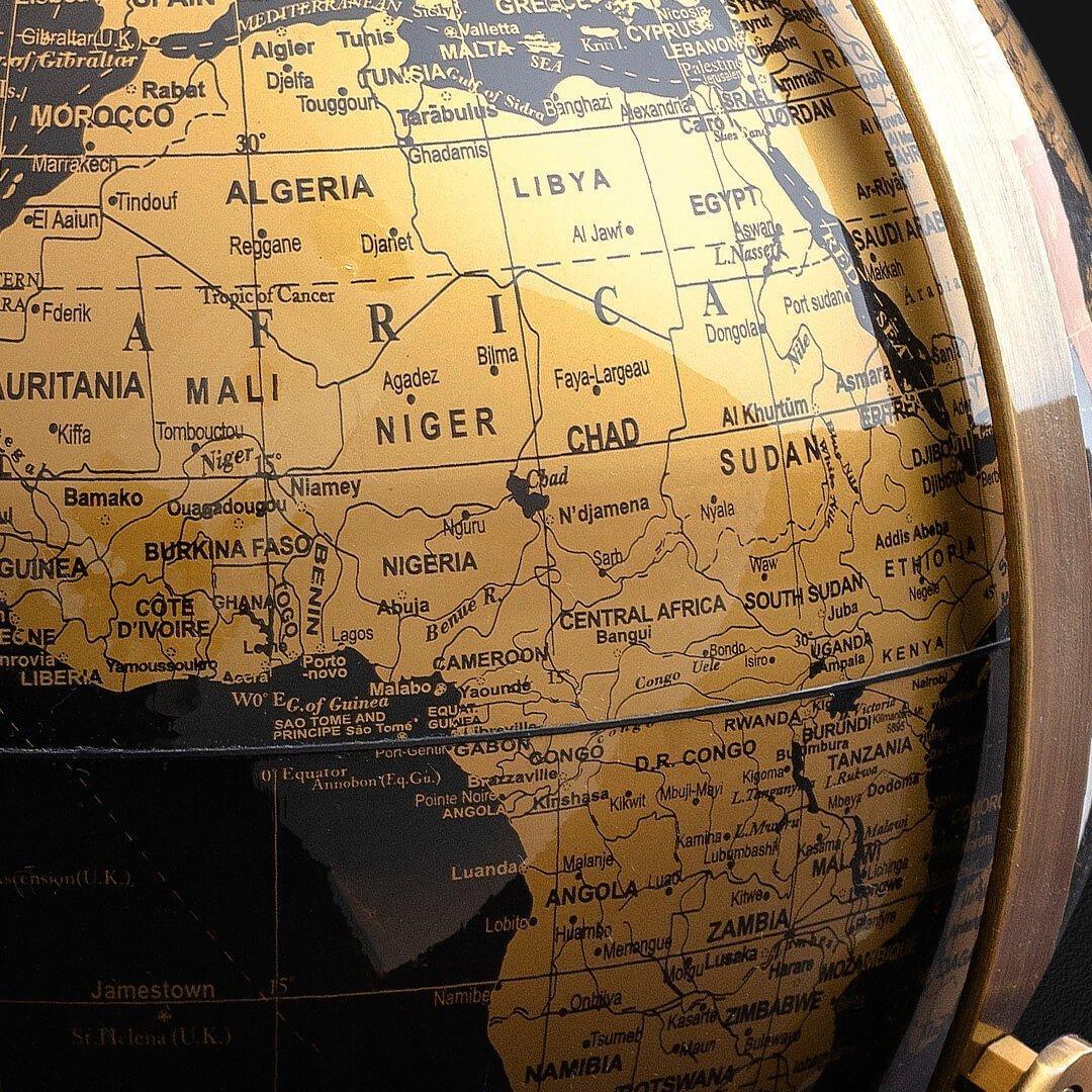 World Tour - Dünya Küresi - Siyah Pirinç