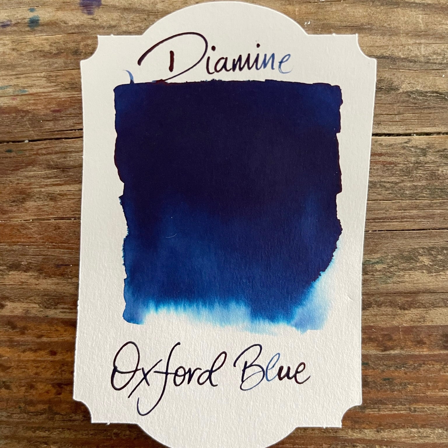 Diamine Oxford Blue Ink review