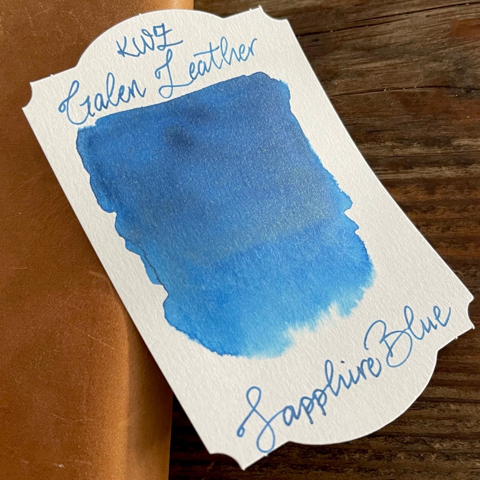 KWZ x Galen Saphire Blue Mürekkep