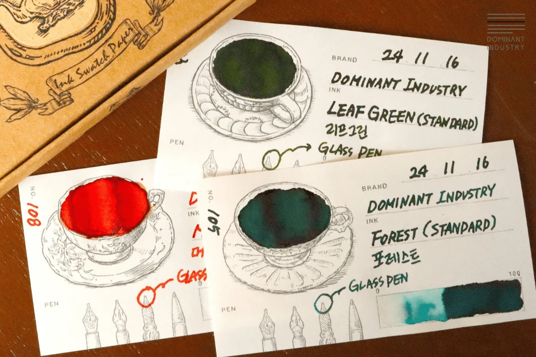 Dominant Industry - Takasago Paper Mürekkep Kartela Kartları - Tea Time