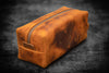 Leather Classic Dopp Kit &amp; Travel Toiletry Bag - Crazy Horse Brown-Galen Leather