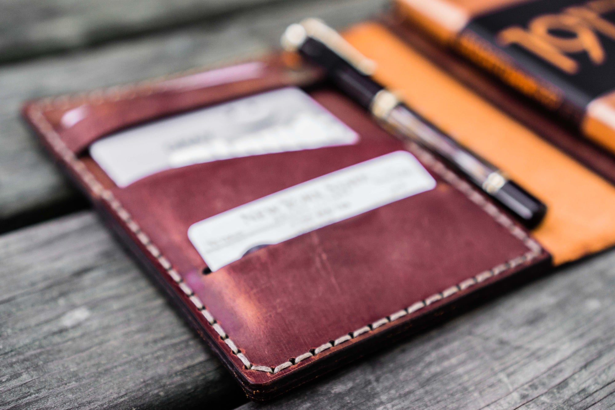 Leather Leuchtturm1917 A6 Notebook Cover - Crazy Horse Tan-Galen Leather