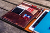 Leather Leuchtturm1917 B5 Notebook &amp; iPad Air/Pro Cover - Crazy Horse Orange-Galen Leather
