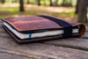 Leather Leuchtturm1917 B5 Notebook &amp; iPad Air/Pro Cover - Crazy Horse Orange-Galen Leather
