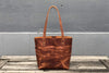 Leather Tote Bag - Crazy Horse Tan-Galen Leather