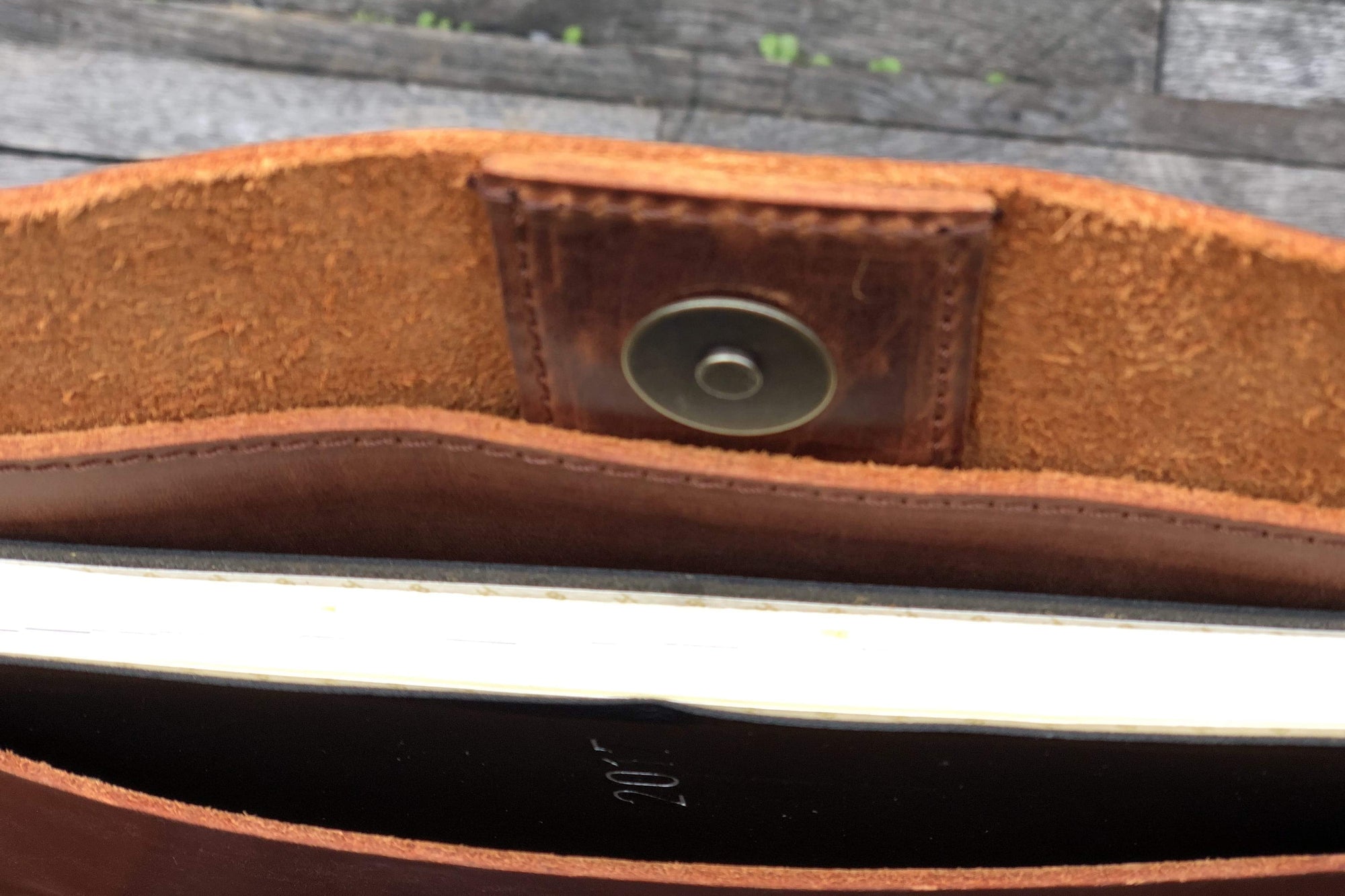 Leather Tote Bag - Crazy Horse Tan-Galen Leather