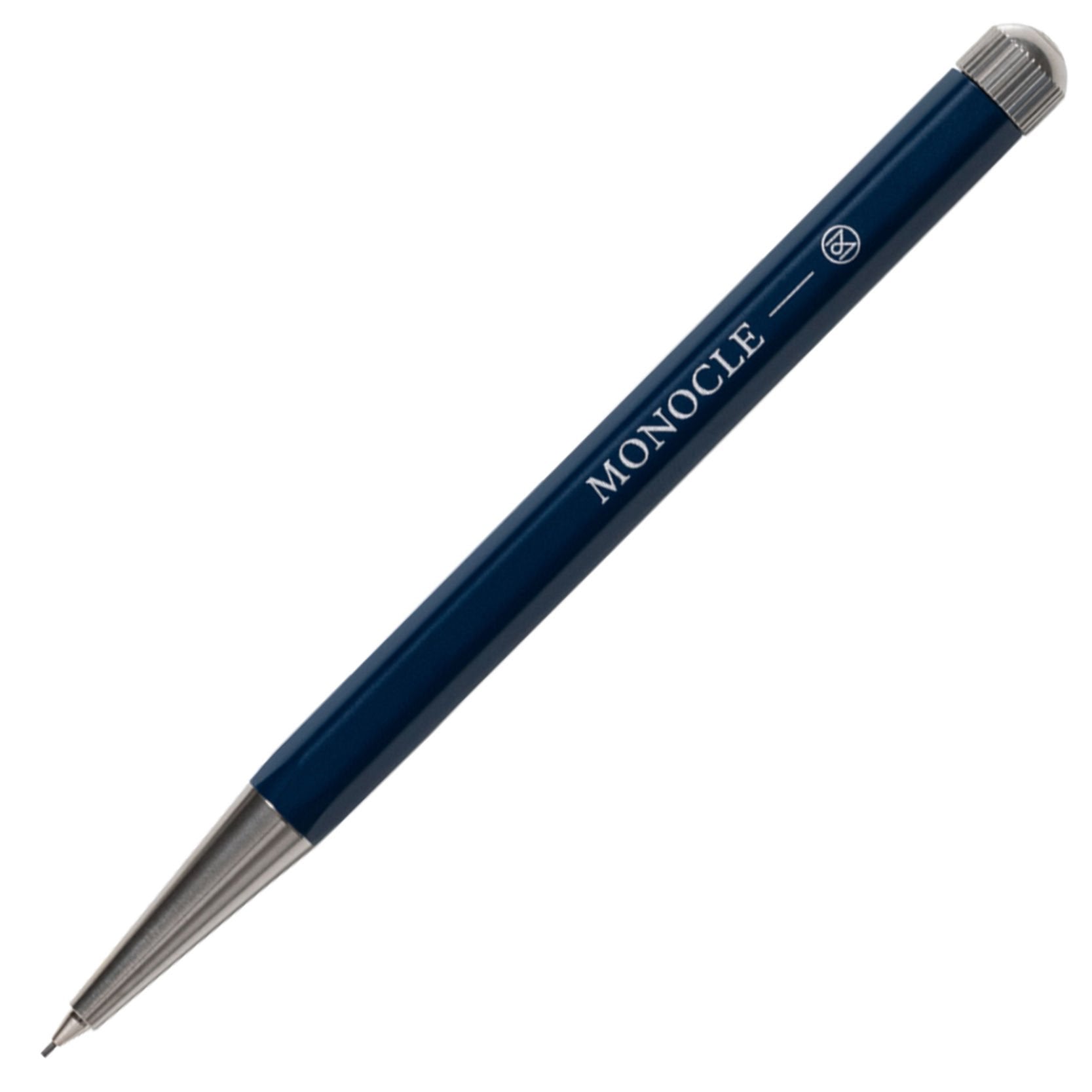 Leuchtturm1917 Monocle Serisi Drehgriffel Nr. 2, Versatil Kalem, 0.7 mm Uç, Lacivert-Gümüş Kasa