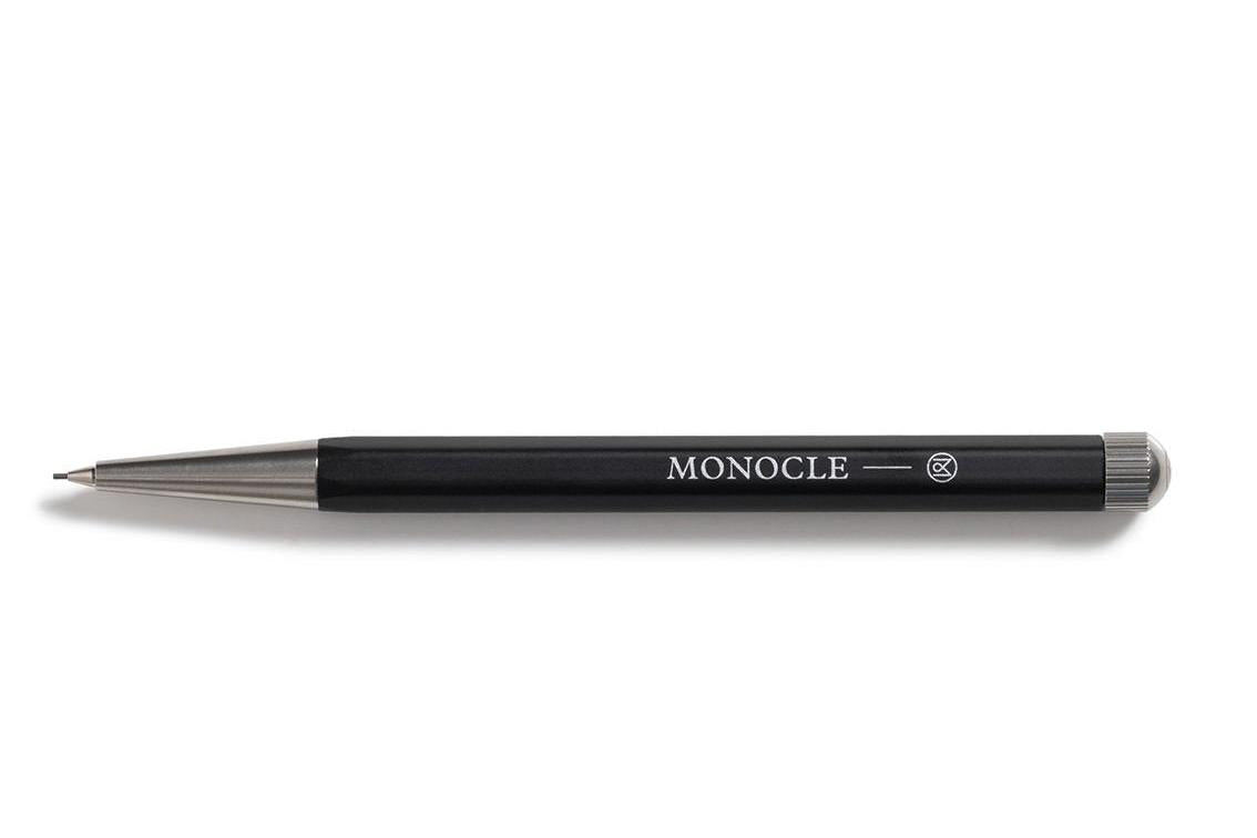 Leuchtturm1917 Monocle Serisi Drehgriffel Nr. 2, Versatil Kalem, 0.7 mm Uç, Siyah-Gümüş Kasa