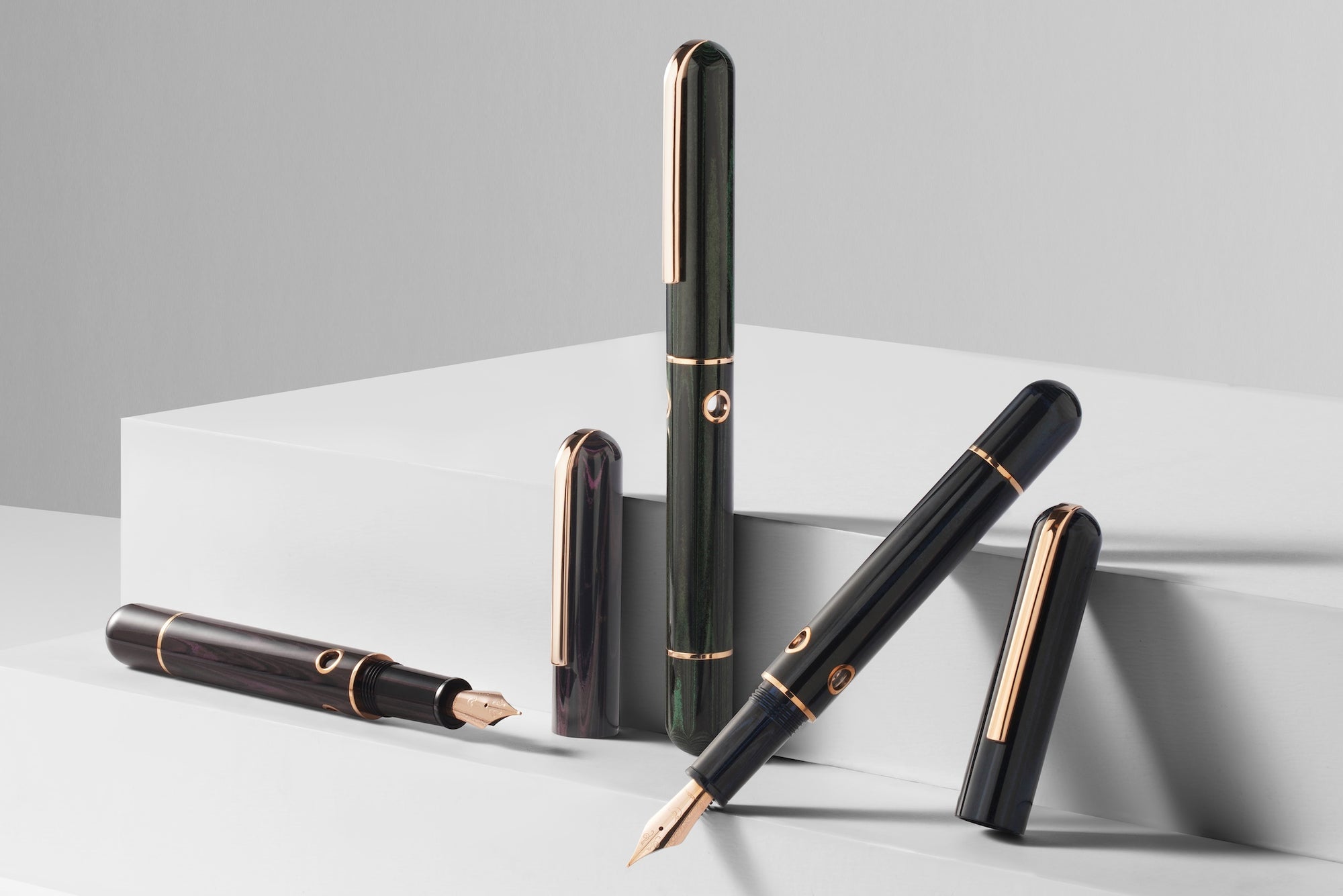 Nahvalur (Narwhal) Nautilus Chelonia Green - Ebonite Dolmakalem