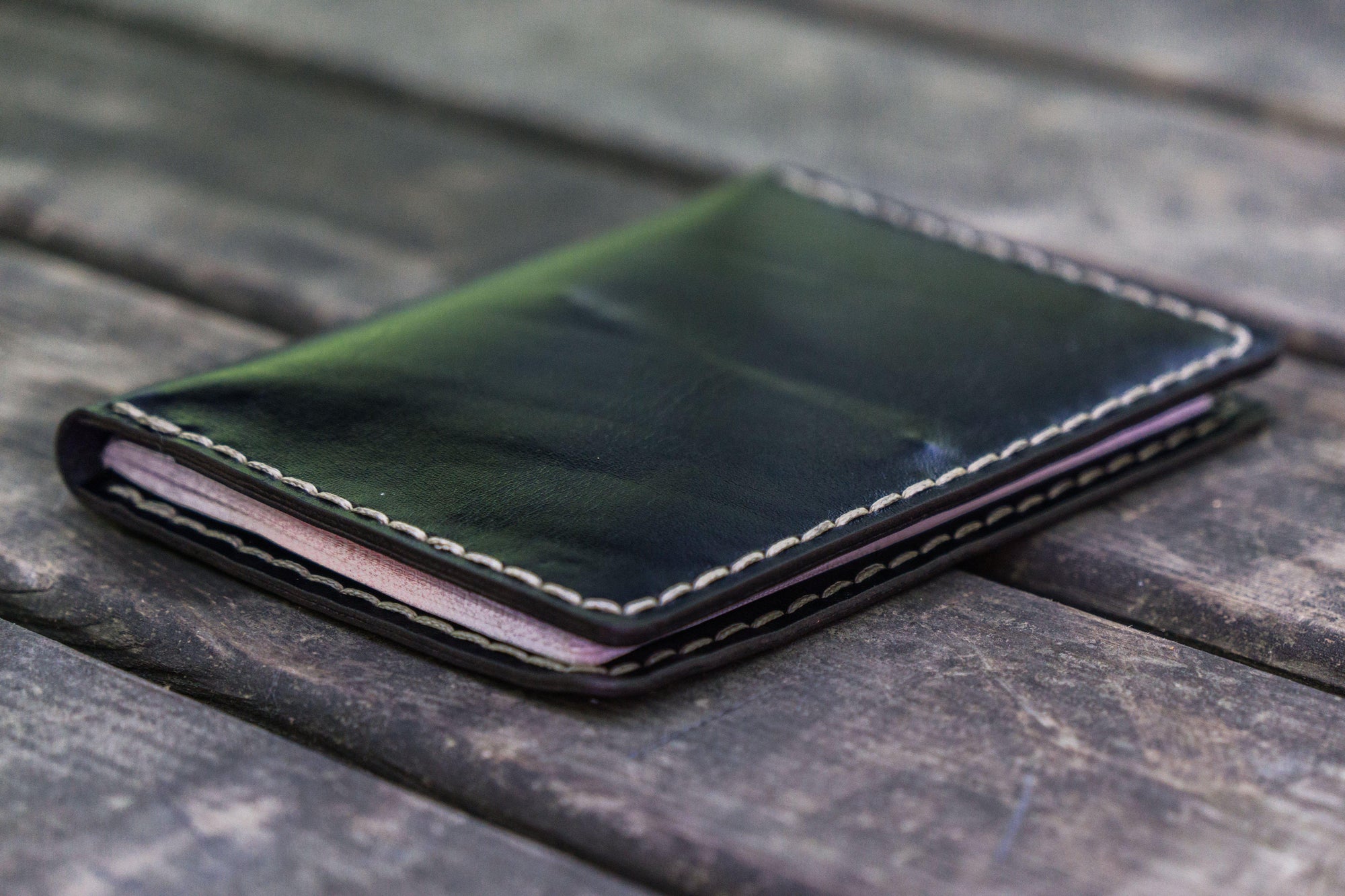 No.06 Leather Passport Holder - Black-Galen Leather