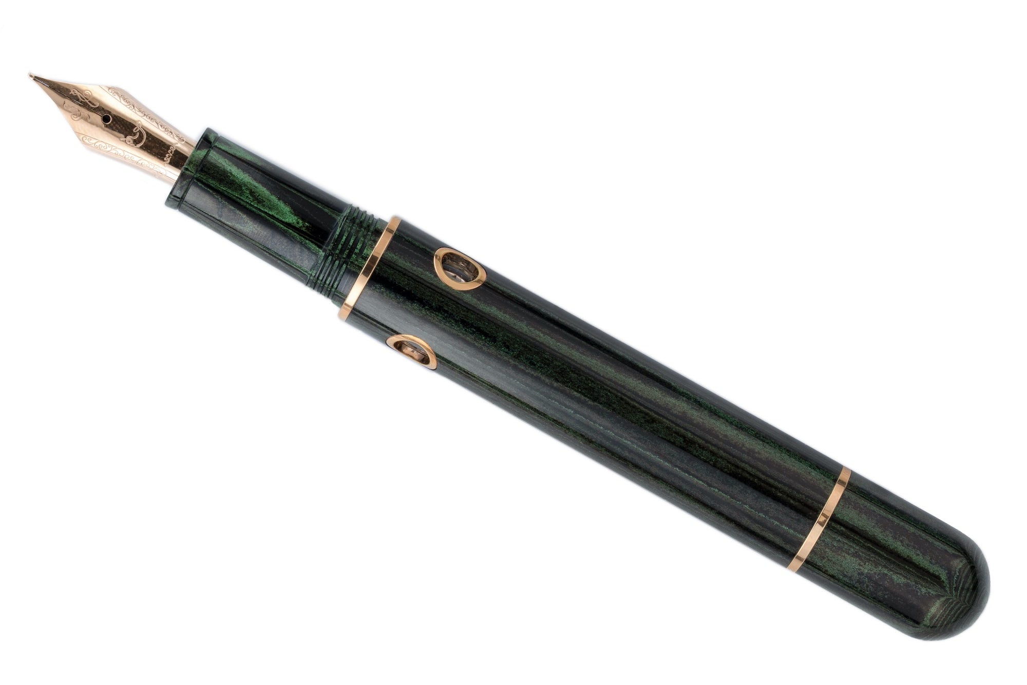 Nahvalur (Narwhal) Nautilus Chelonia Green - Ebonite Dolmakalem