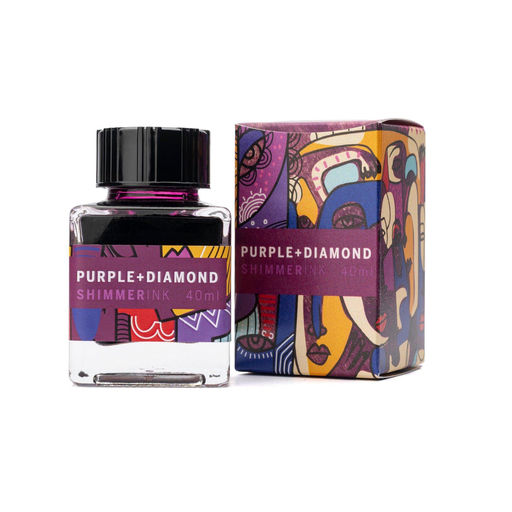Leonardo Officina Mürekkep - Purple Diamond Shimmer - 40ml