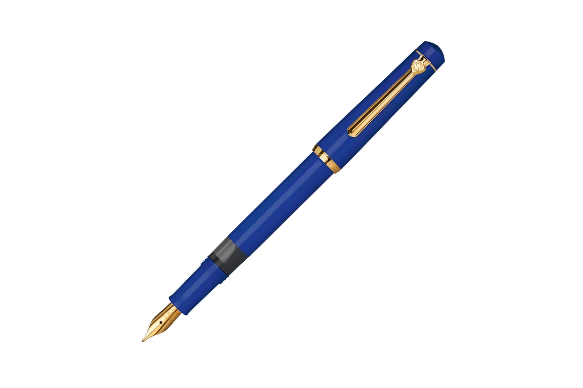 Scrikss 419 Fountain Pen Blue-Galen Leather