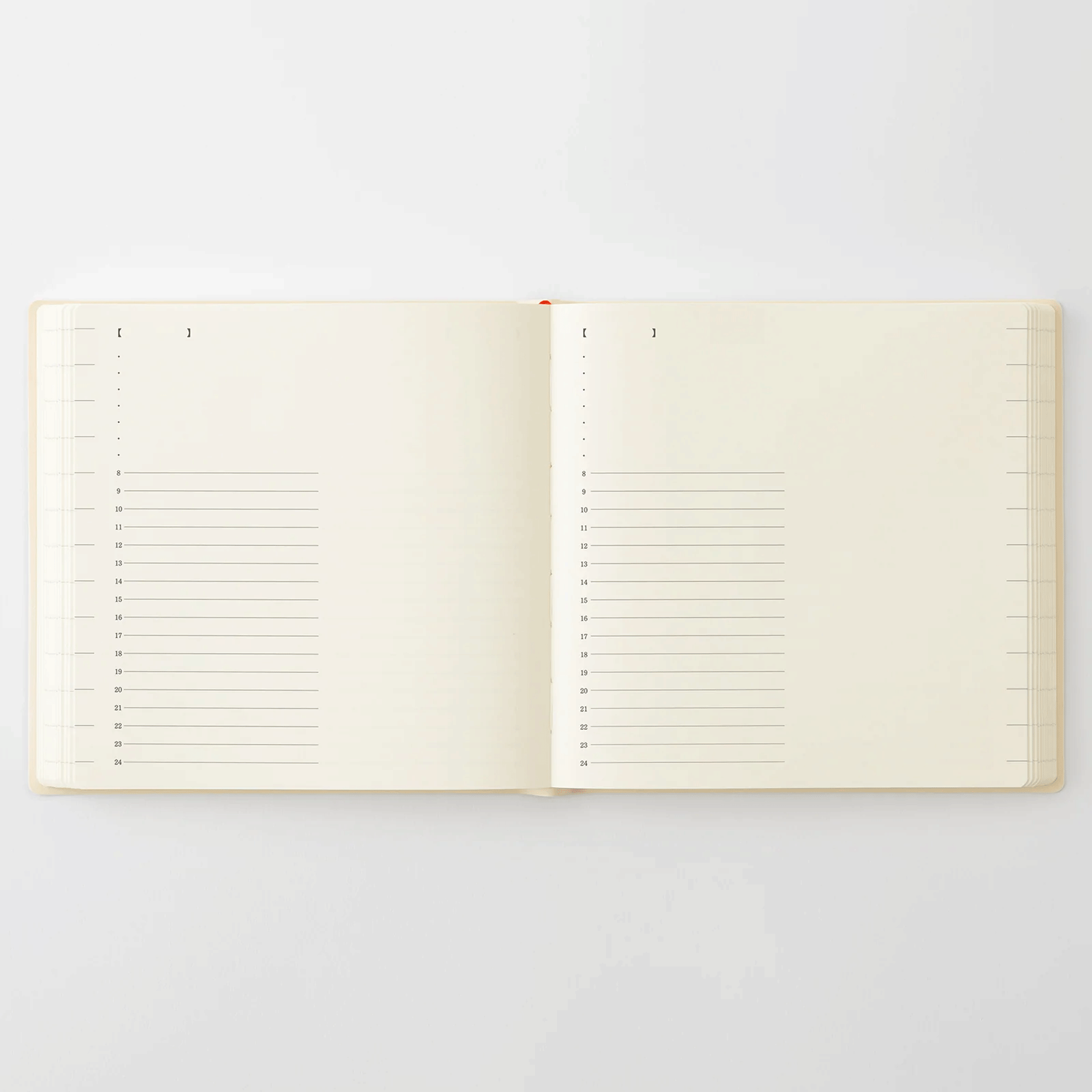 Midori MD  2027 Ajandası 1 Day 1 Page - A5 Kare