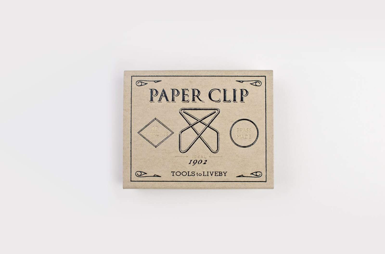 Tools to Liveby Brass Paper Clips (Ideal)