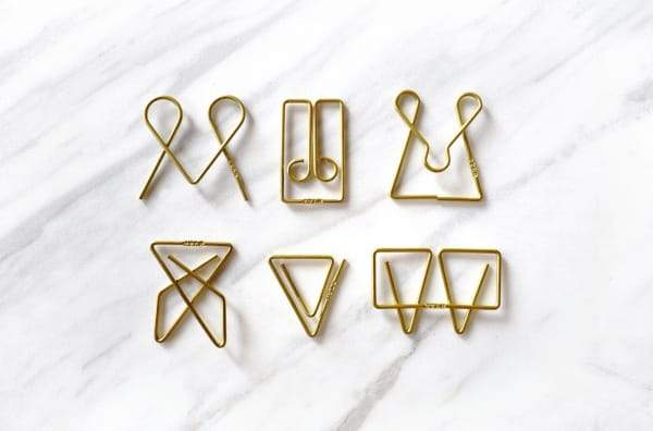 Tools to Liveby Brass Paper Clips (Ideal)