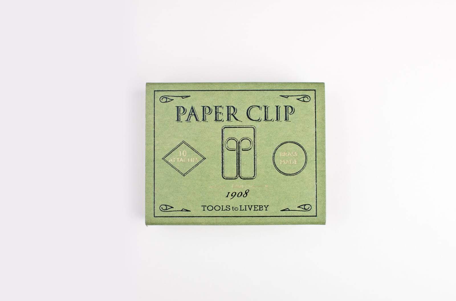 Tools to Liveby Brass Paper Clips (Owl)-Galen Leather