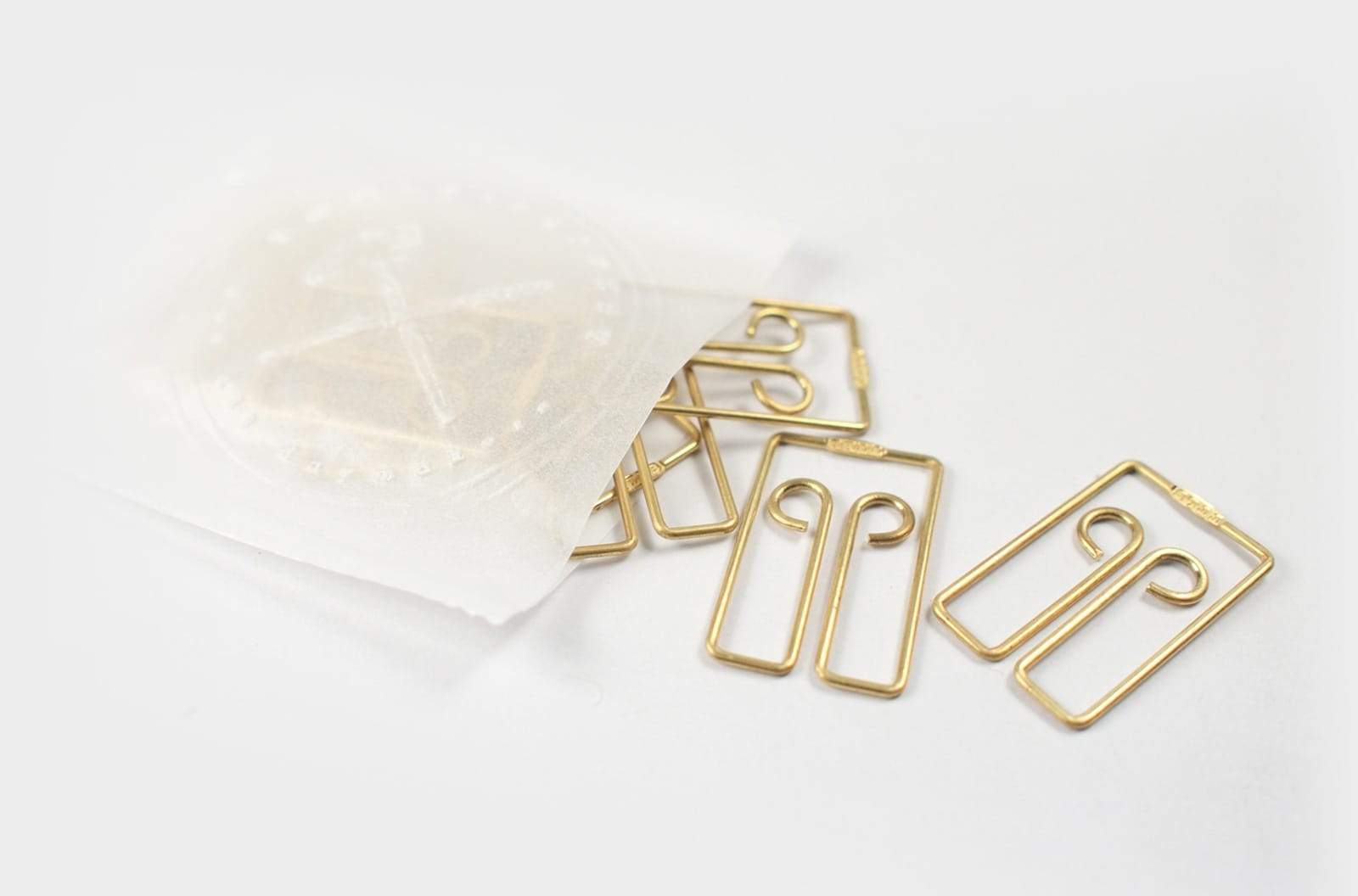 Tools to Liveby Brass Paper Clips (Owl)-Galen Leather
