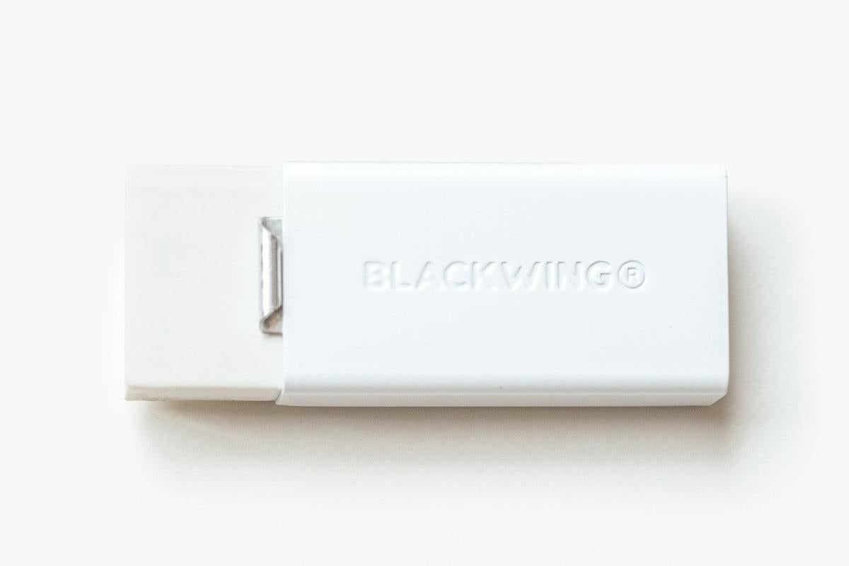 Blackwing Soft Handheld Eraser + Holder - White