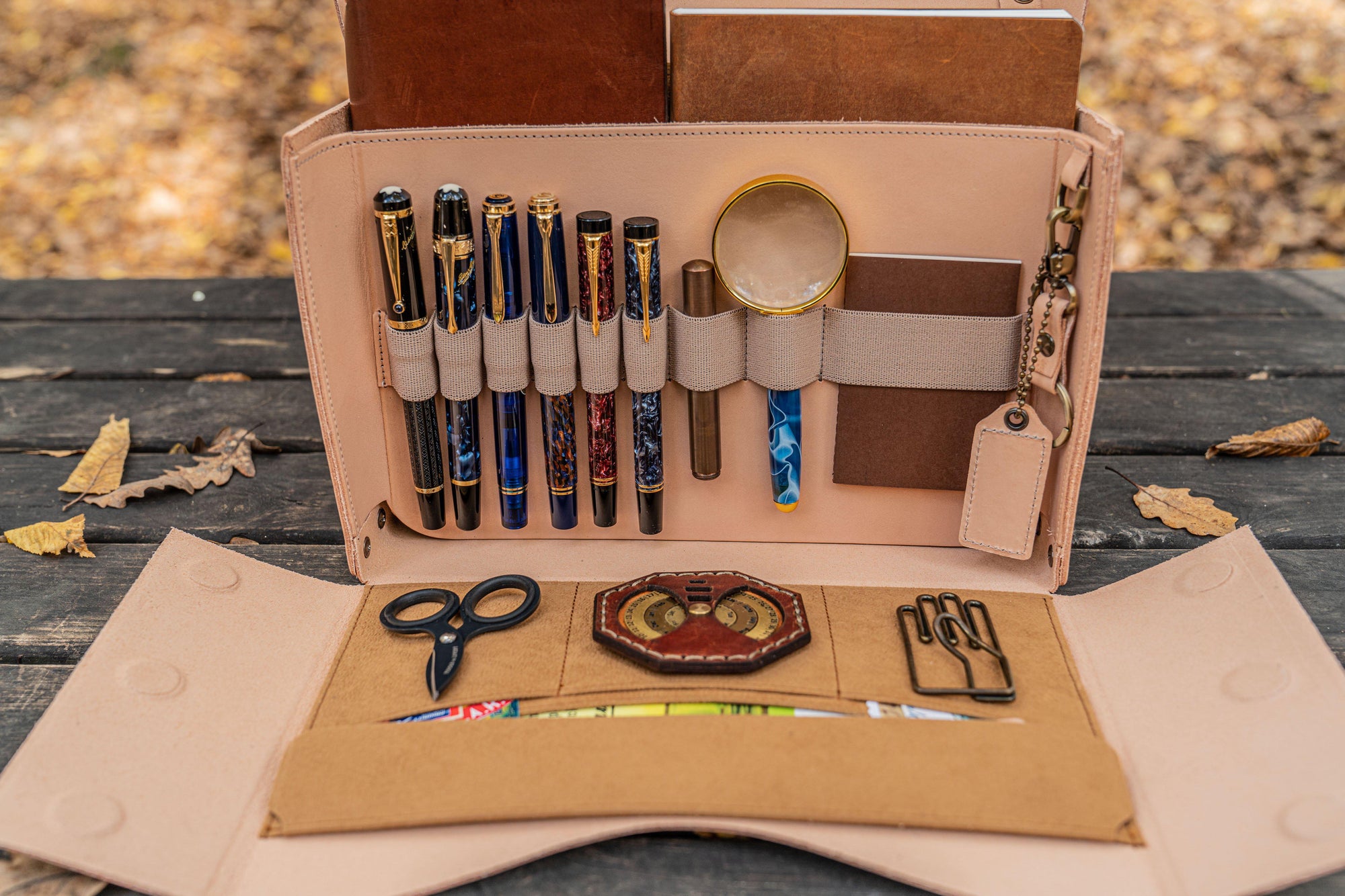 Writer&#39;s Medic Bag - Undyed Leather-Galen Leather