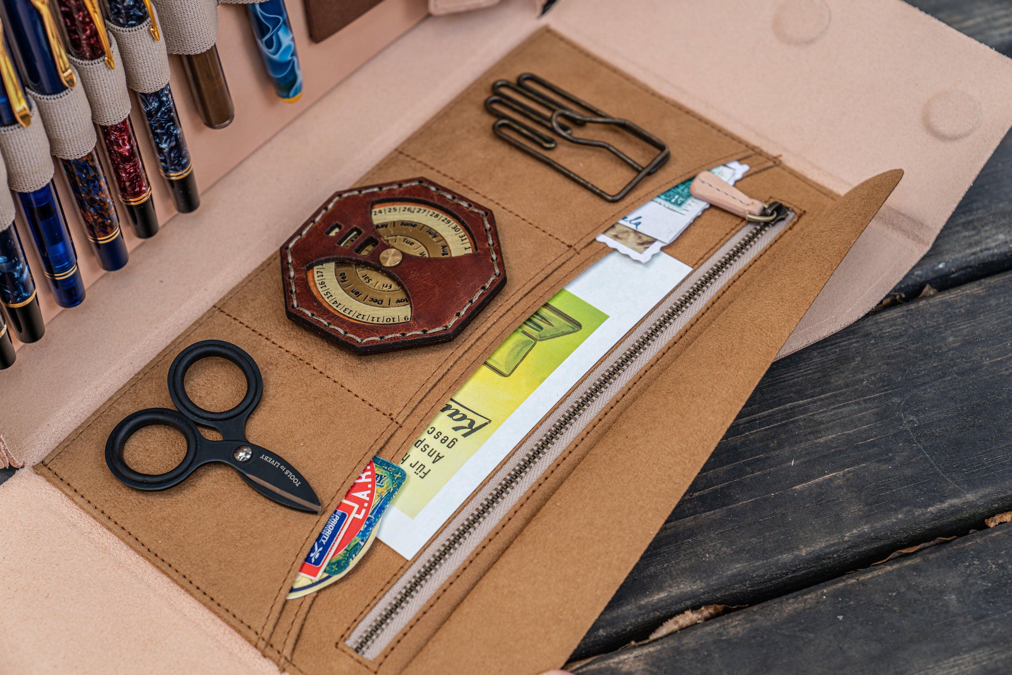 Writer&#39;s Medic Bag - Undyed Leather-Galen Leather