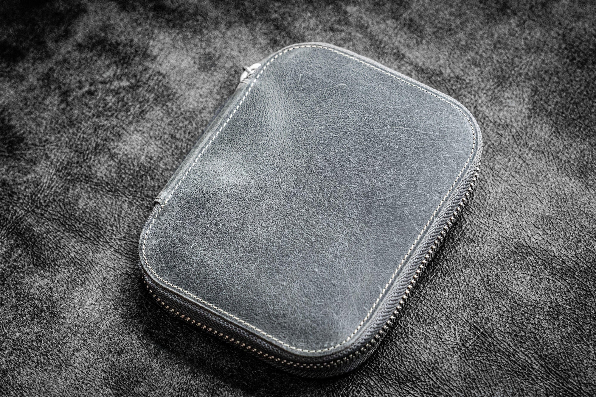 10'lu Deri Kalemlik - Crazy Horse Füme