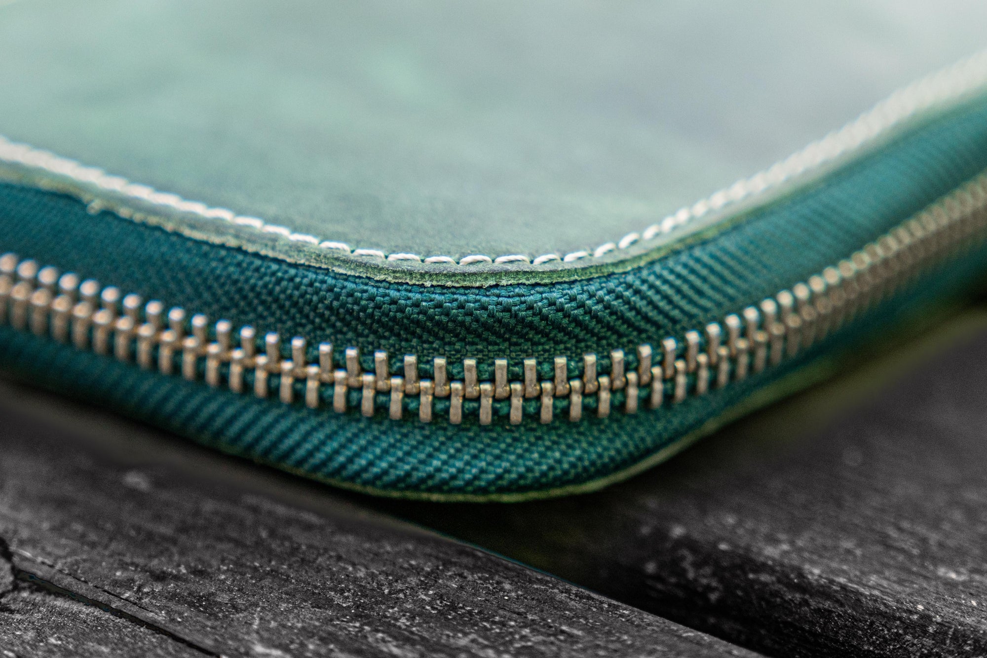 10&#39;lu Deri Kalemlik - Crazy Horse Orman Yeşili